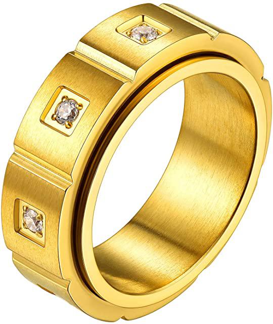Miglior anello uomo oro fascia