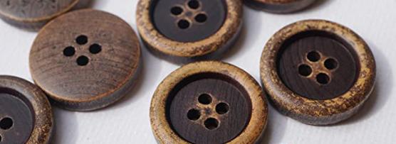 Miglior bottoni legno naturale