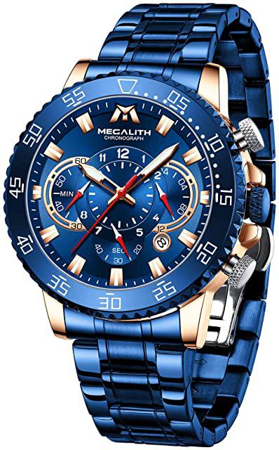 Miglior orologio acciaio quadrante blu