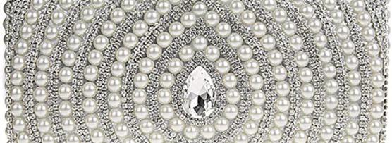 Miglior pochette eleganti argento