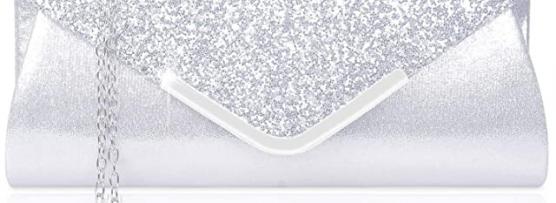 Miglior pochette paillettes argento