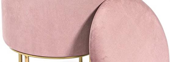 Miglior pouf contenitore velluto rosa