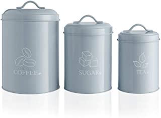 Miglior contenitori caffè zucchero sale grigi